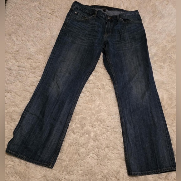 Banana Republic Relaxed Blue Jeans with Natural Fading EUC - Picture 1 of 6